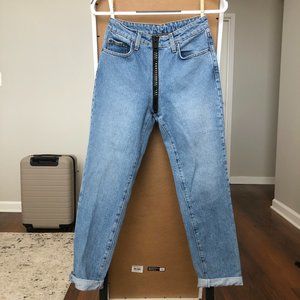 CARMAR Zipper High-waisted Straight Jeans Size 25